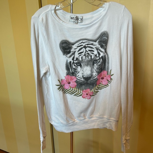 WILDFOX TIGER SWEATSHIRT. SIZE XS. - Picture 1 of 3